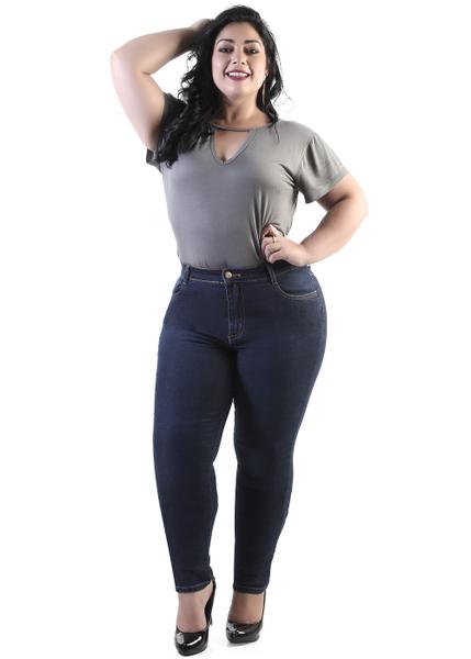 Calça Jeans Feminina Legging Plus Size 264135 - Sawary