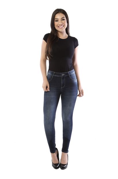 Calça Jeans Feminina Skinny Levanta Bumbum - 261027 46