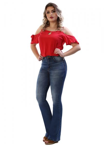 Calça Jeans Feminina Super Lipo - 262678 - Sawary
