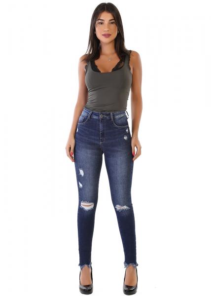 Calça Jeans Feminina Super Lipo - 262808 - Sawary