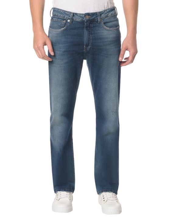 Tudo sobre 'Calça Jeans Five Pockets Relaxed Straight - 38'
