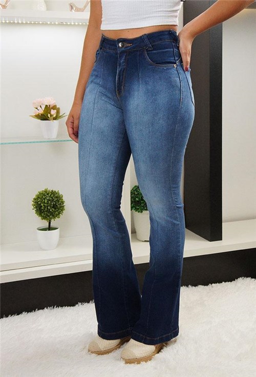 Calça Jeans Flare Escura MC / 34