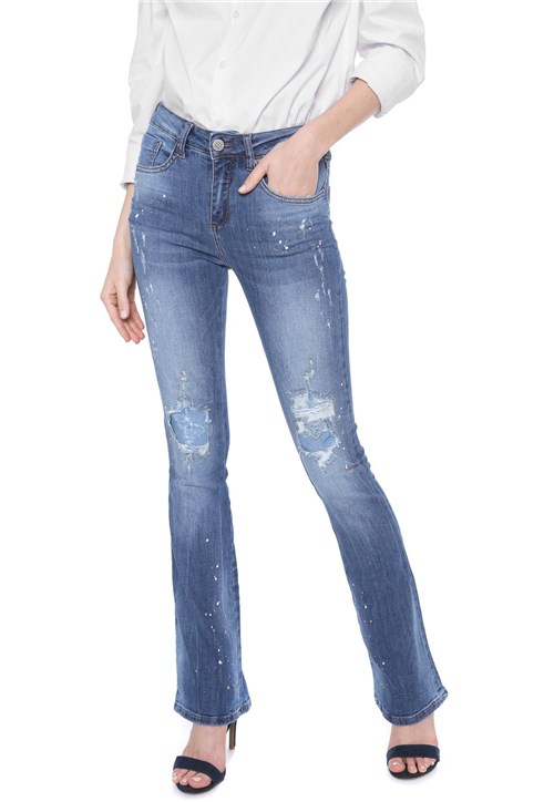 Calça Jeans Forum Bootcut Marisa Azul