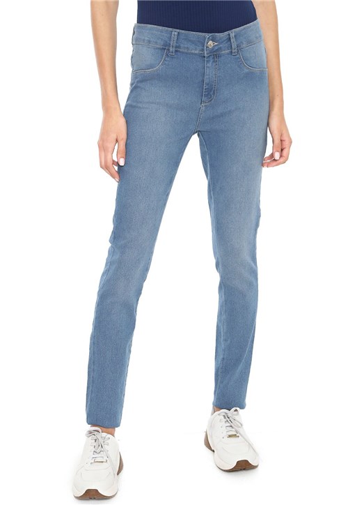 Calça Jeans Hering Slim Básica Azul