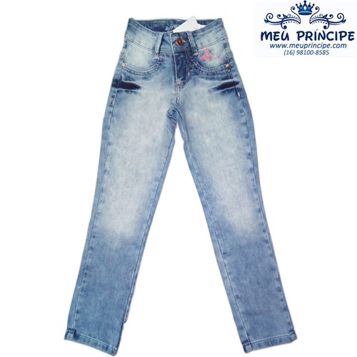 Calça Jeans Infantil Feminino Lycra (3)