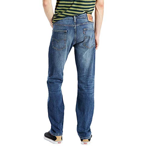 Calça Jeans Levis 513 Slim Straight Masculina 50715 - Azul Médio - 30x34 Usa L 41 Br