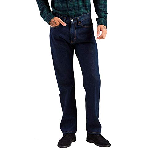 Calça Jeans Levis Masculino 505 Regular Escura