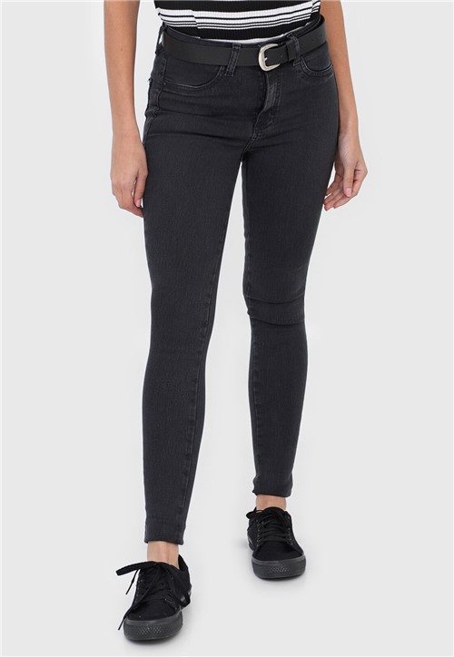 CalÃ§a Jeans Malwee Skinny Lisa Preta - Preto - Feminino - AlgodÃ£o - Dafiti