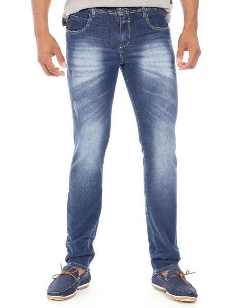 Calça Jeans Masculina Confort Skinny - 243913 - Sawary