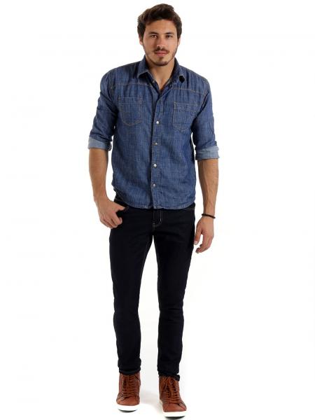 Calça Jeans Masculina Skinny Confort - 247540 - Sawary