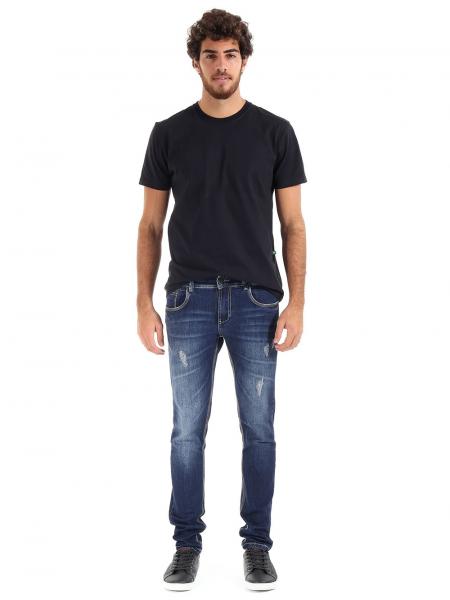 Calça Jeans Masculina Skinny Confort - 248399 - Sawary