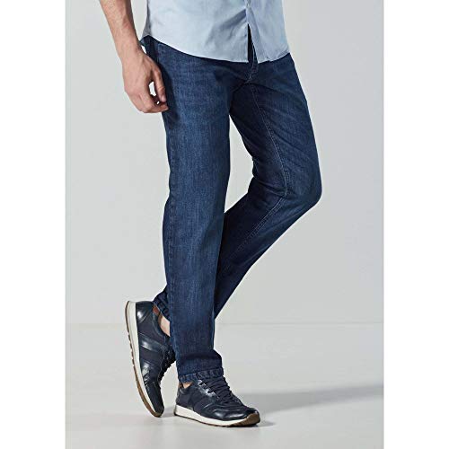 Calça Jeans Stone Basic Fit Azul / 42
