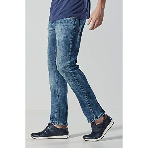 Calça Jeans Vintage Basic Fit Azul / 40