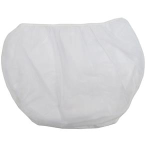 Calça Plástica Adulto Sem Botão Luxo Unissex - P - G - Branco