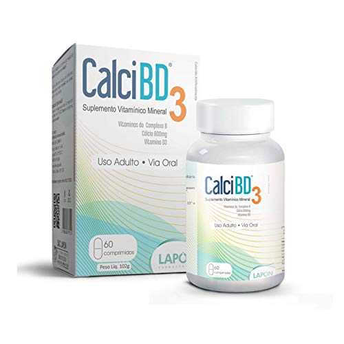 Calci Bd 3 Lapon C/ 60 Comprimidos