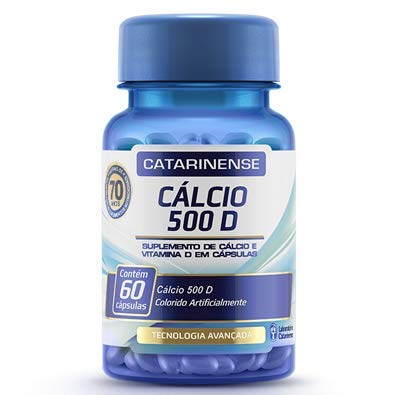 Cálcio 500 D 60 Cápsulas Catarinense