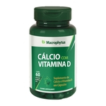 Cálcio 500mg Com Vitamina D 60 Caps Macrophytus