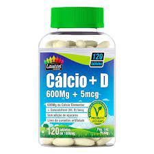 Calcio 600mg + Vitamina D3 - 120 Tabs - Lauton Nutrition Veg
