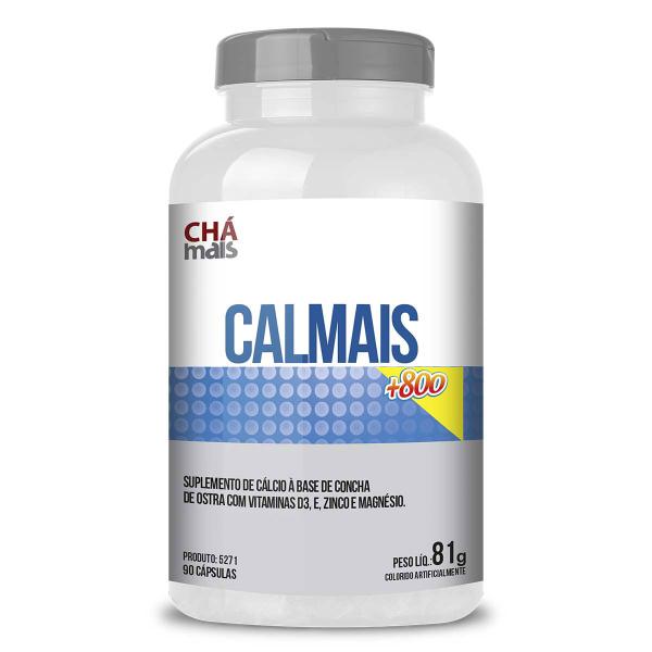 Cálcio CALMAIS + 800 - Chá Mais - 90 Caps
