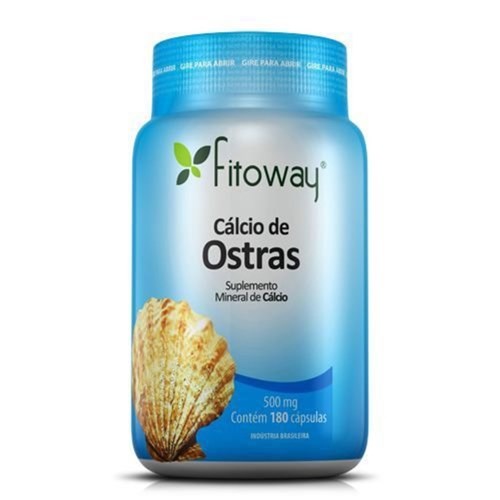 Cálcio de Ostras - 60 Cápsulas - Fitoway