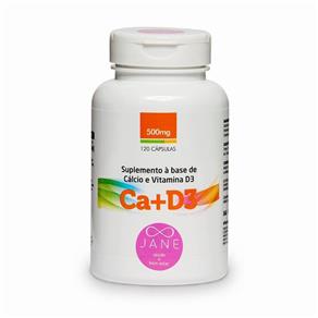 Cálcio e Vitamina D3 com 120 Cápsulas