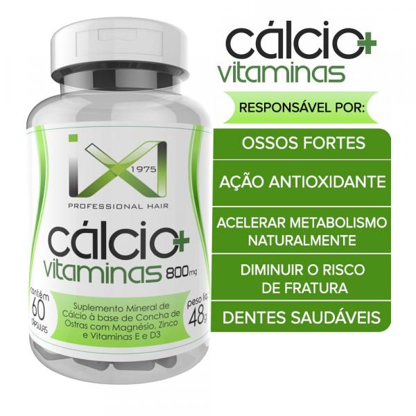Cálcio +Vitaminas 800MG 60 CAPSULAS Ix1975