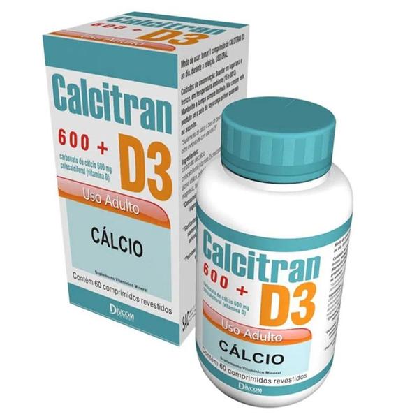Calcitran 600+D3 60 Comprimidos