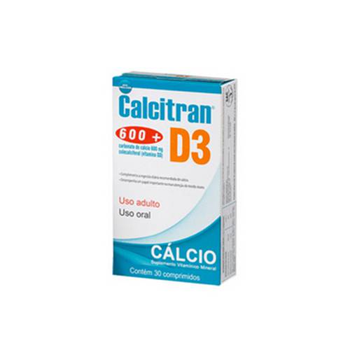 Calcitran D3 com 30 Comprimidos