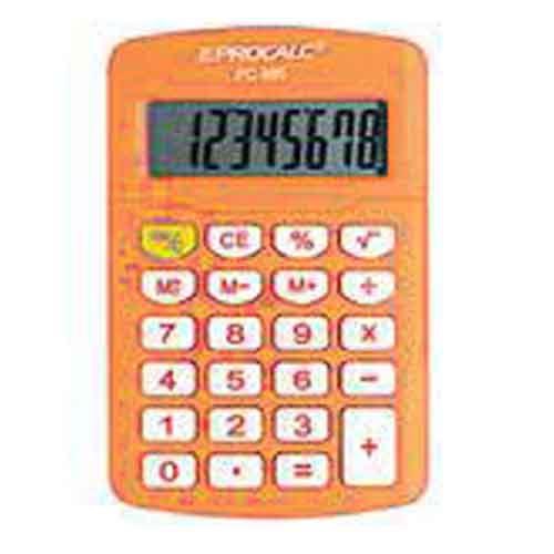 Calculadora 08 Digitos Procalc Lj Pc986-O