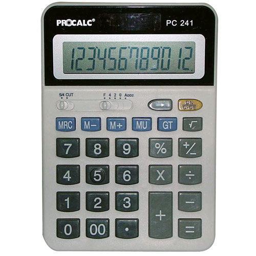 Calculadora 12 Digitos Procalc Pc241