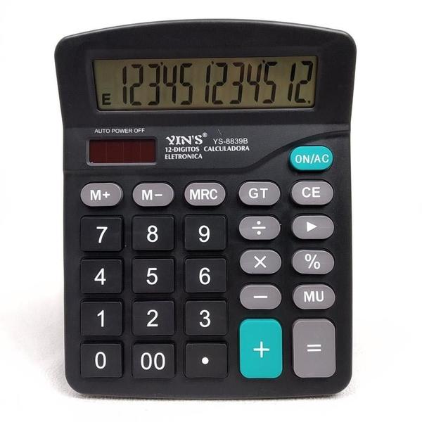 Calculadora 12 Dígitos YS-8839B Yin's