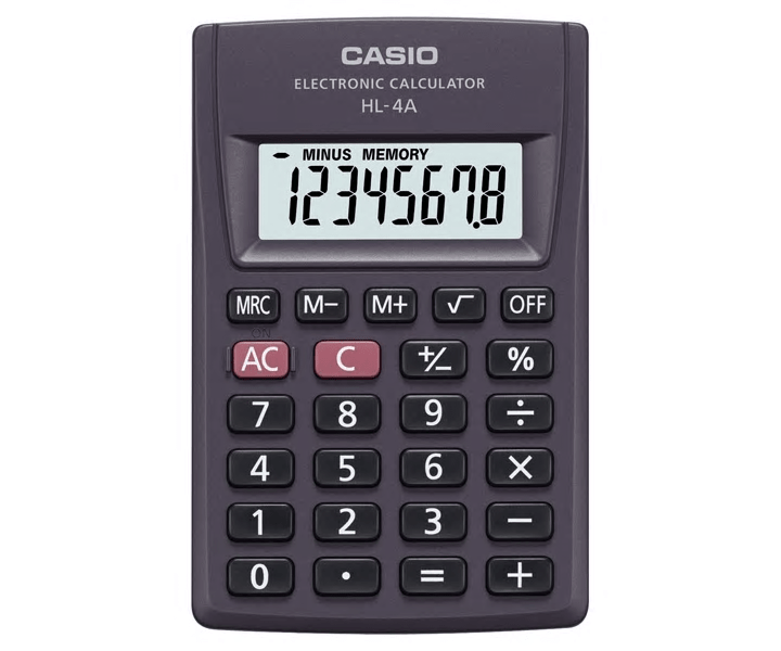 Calculadora Bolso 8 Dígitos Casio HL4A