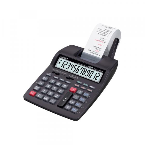 Calculadora Casio C/ Impressora, 12 Dígitos Hr-100tm - Casio