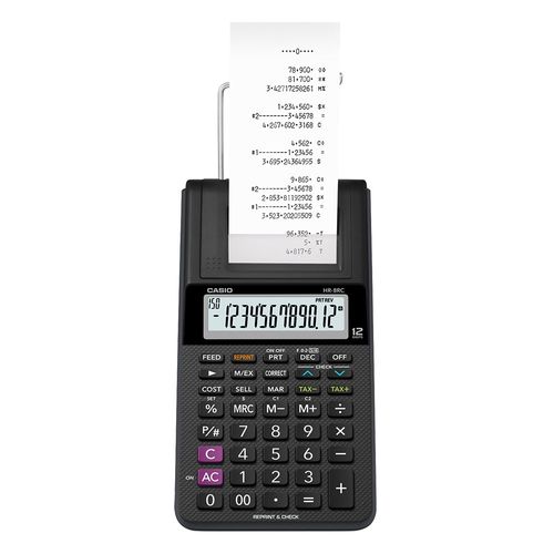 Calculadora Casio C/ Impressora, 12 Dígitos Hr-8RC Casio