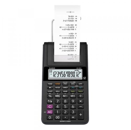 Calculadora Casio C/ Impressora, 12 Dígitos HR-8RC