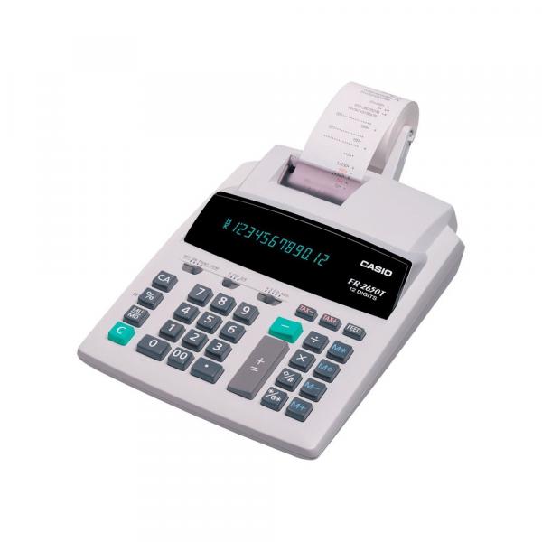 Calculadora Casio com Impressora, 12 Dígitos, 110V - FR-2650T-110