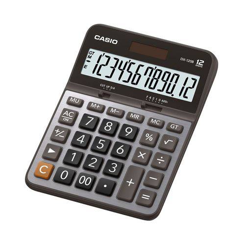 Calculadora Casio de Mesa 12 Dígitos Dx-120b