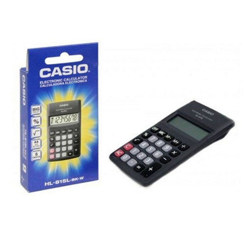 Calculadora Casio Digital Portátil Hl-815l-bk-w-preta
