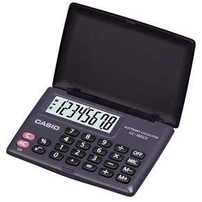 Calculadora Casio Digital Portátil LC-160lv-bk-w-preta