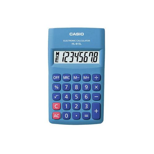 Tudo sobre 'Calculadora Casio Hl 815l Azul'