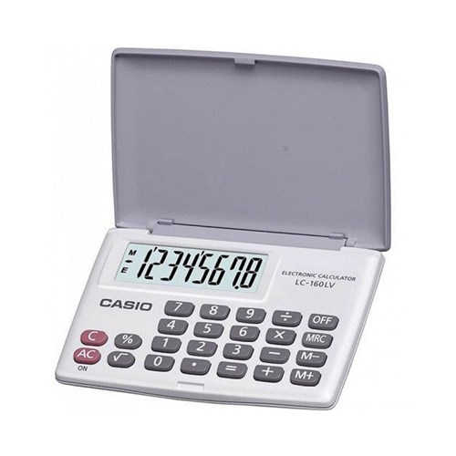 Calculadora Casio Lc-160Lv-We-Bco Ultraportátil - Branco