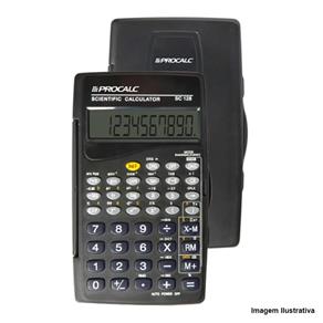 Calculadora Científica 10 Dígitos 56 Funções Preta SC128 - Procalc