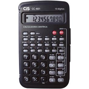 Calculadora Cientifica 10 Digitos ModC-401 com Capa