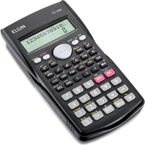 Calculadora Cientifica 240 Funções - Cc240 - Elgin (Preta)