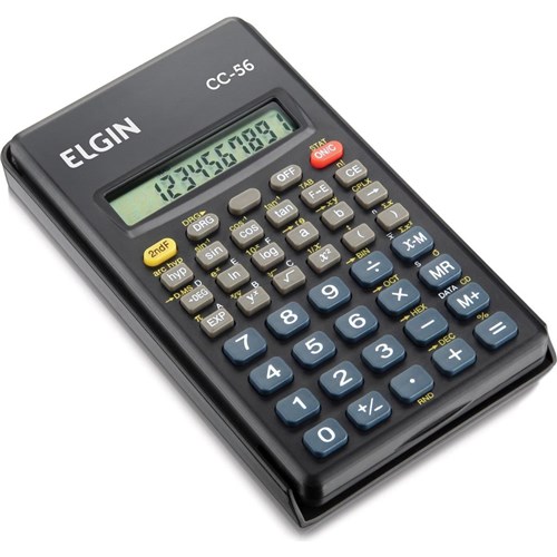 Calculadora Científica 56 Funções - Cc56 - Elgin (Preta)