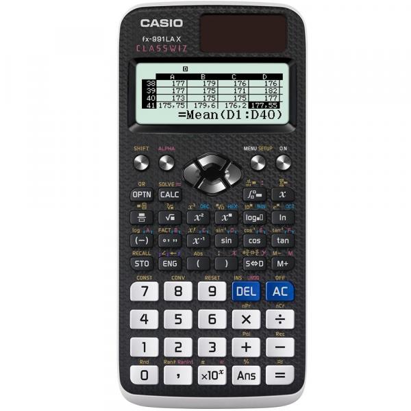 Calculadora Científica Casio 553 Funções - ClassWiz FX-991LA X Preta