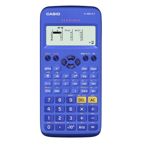 Calculadora Científica Casio Azul, com 274 Funções - Fx-82Lax-Bu