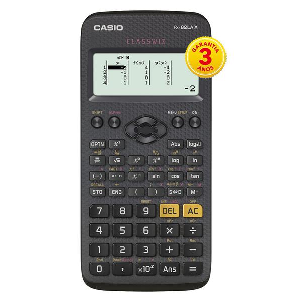 Calculadora Científica Casio Classwiz FX-82LAX com 274 Funções FX-82LAX-BK