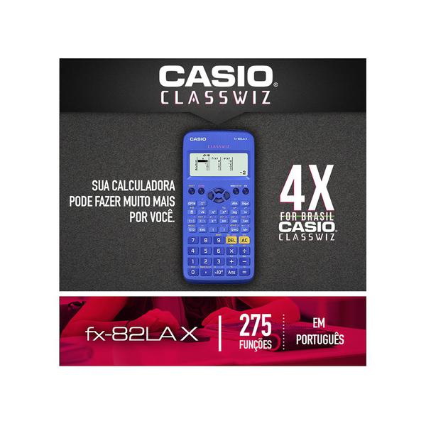 Calculadora Científica Casio Classwiz Fx-82Lax com 274 Funções