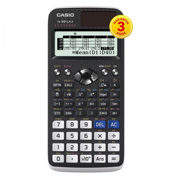 Calculadora Científica Casio Classwiz FX-991LAX Ideal para Estudantes de Engenharia - Casio